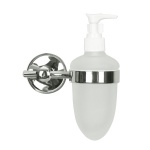 Glass soap dispenser