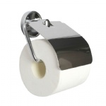 Toilet roll holder with cover